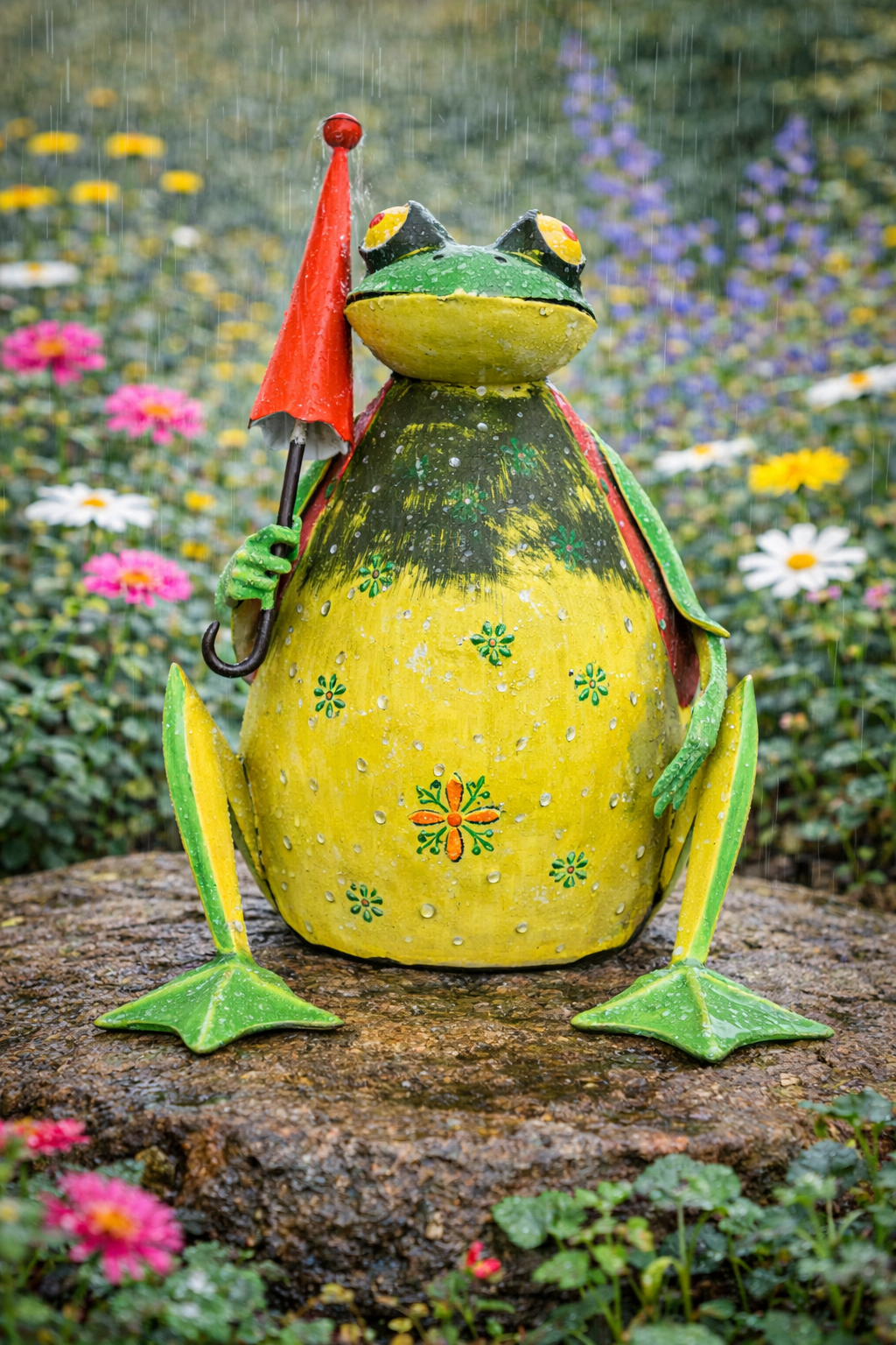 FROG WITH UMBRELLA