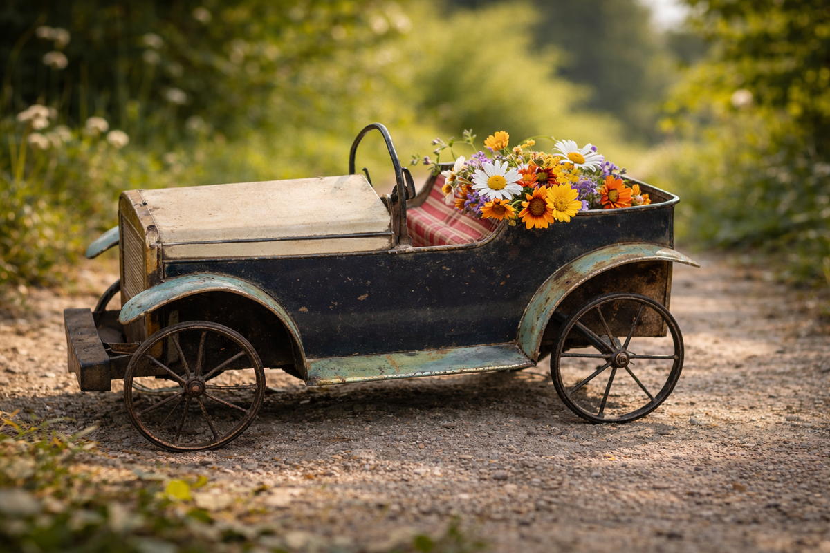 IRON VINTAGE CAR