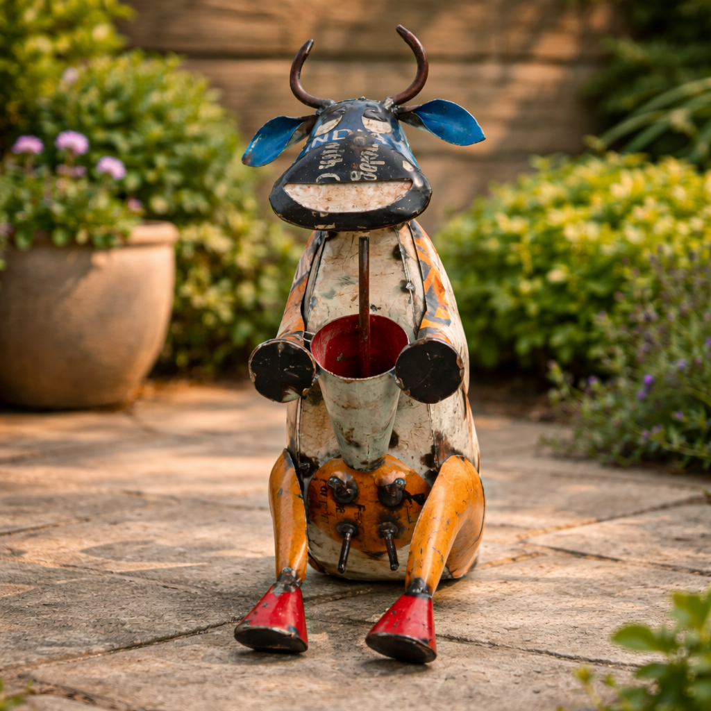 COW WITH GLASS