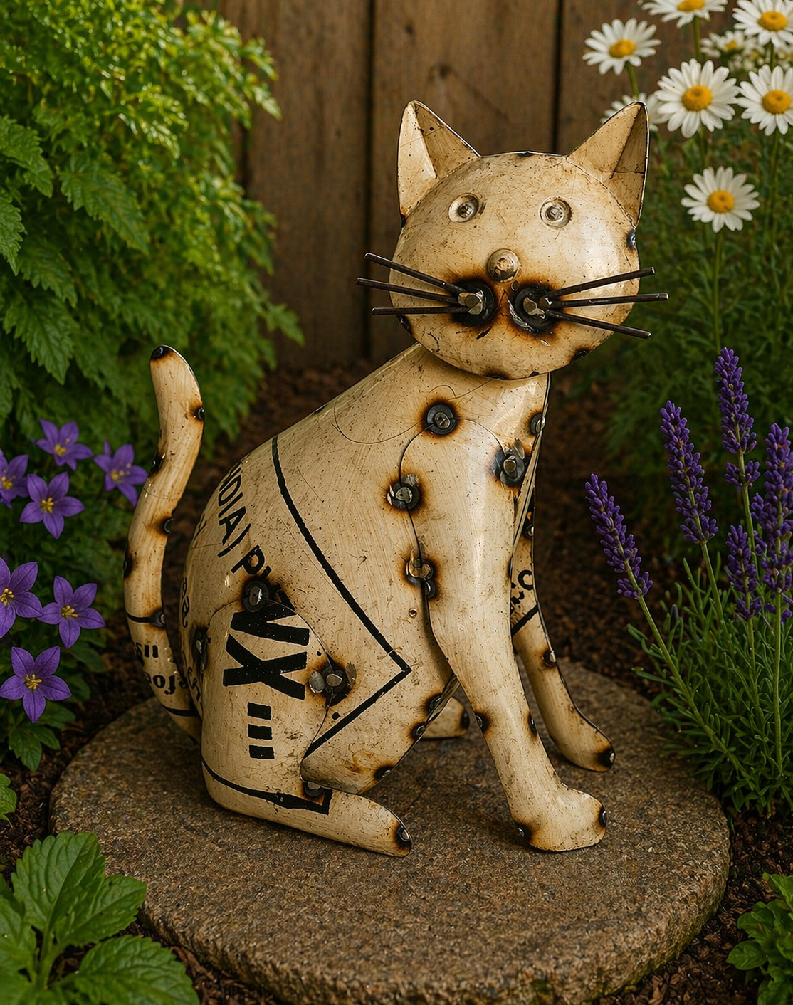Zittend kat